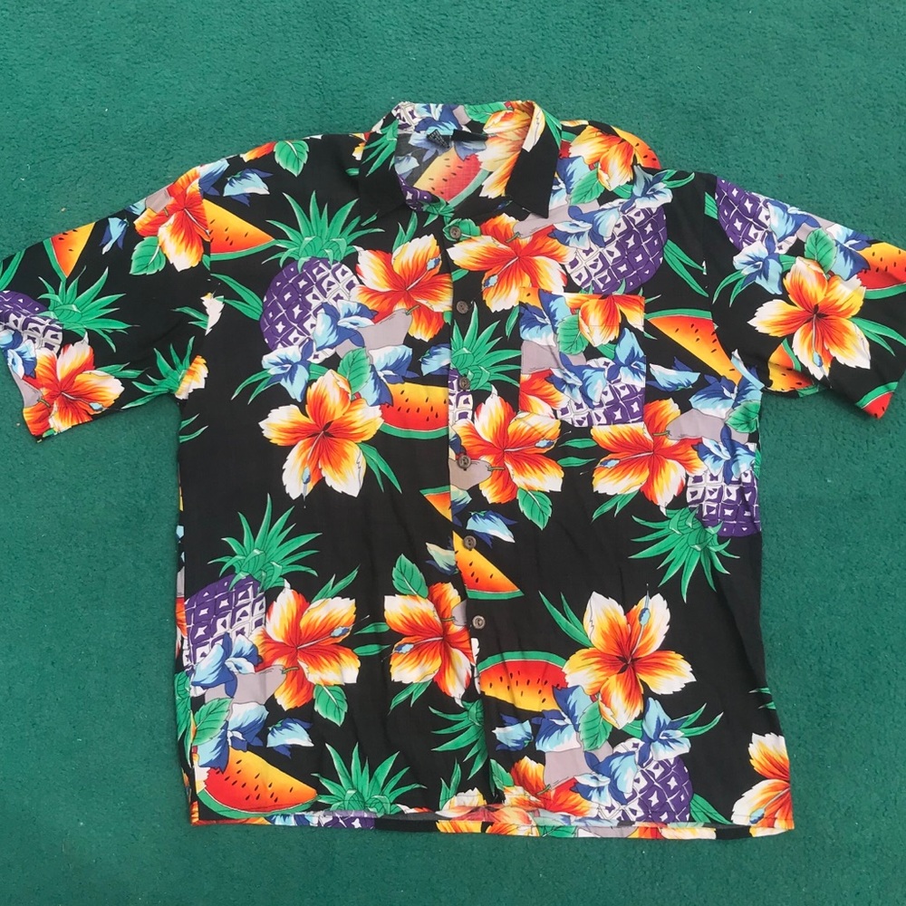 Trading maui company Hawaiian vintage shirt medium - Picture 1 of 2